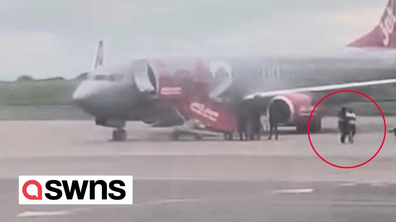 Armed police remove man from Jet2 flight after bomb scare