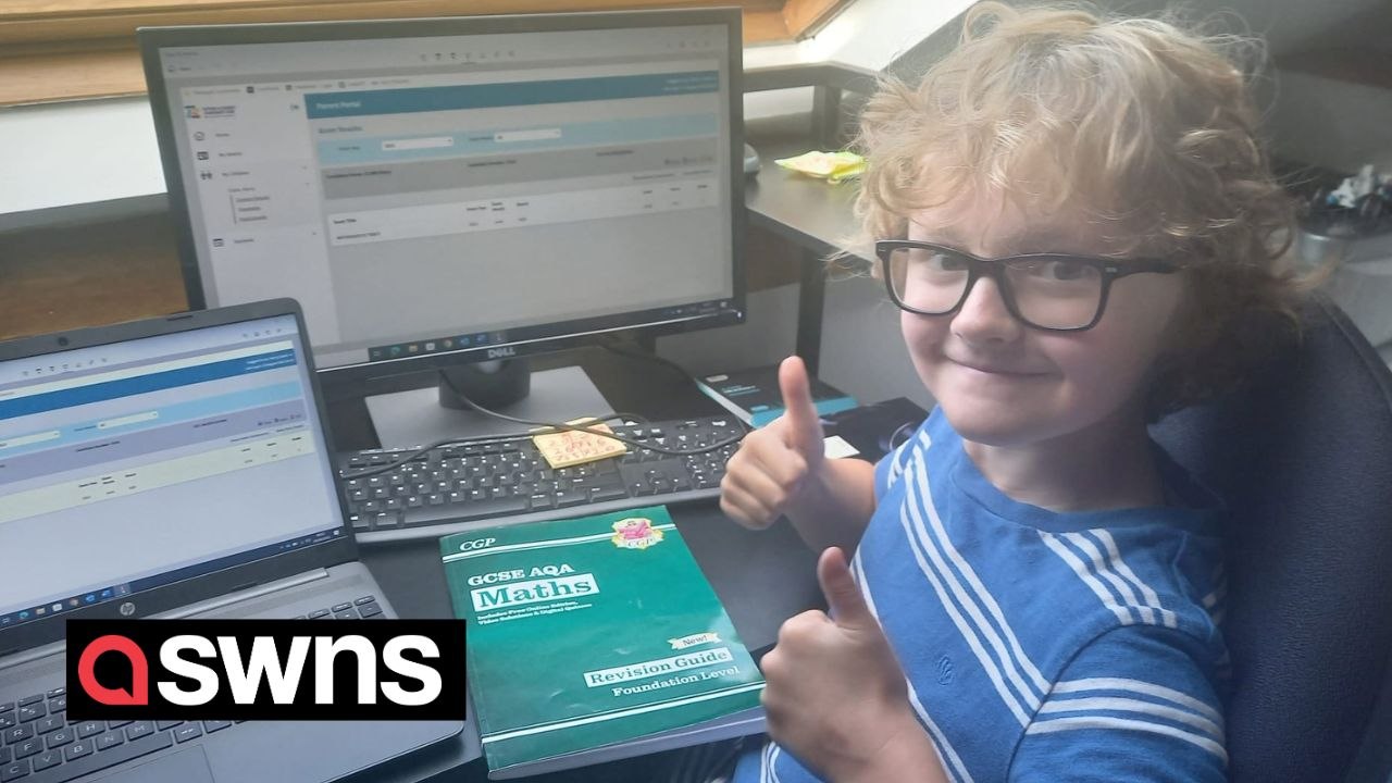 Maths whizz who gets highest grade in GCSE - aged just nine