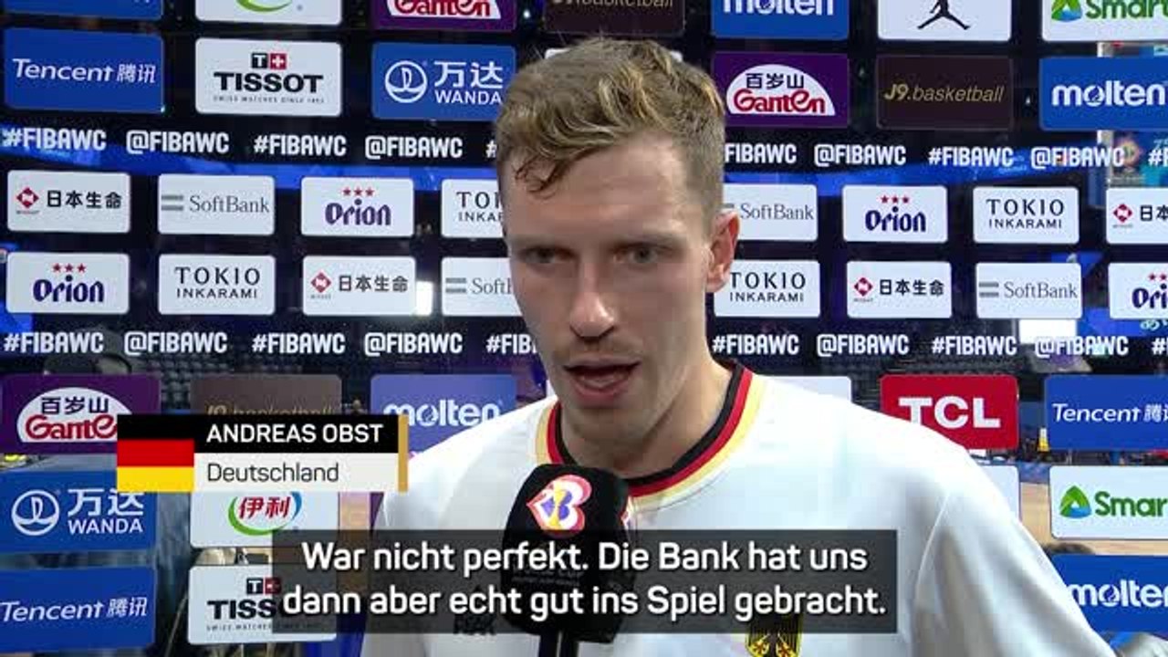 Obst: "Die Bank hat uns gut ins Spiel gebracht"