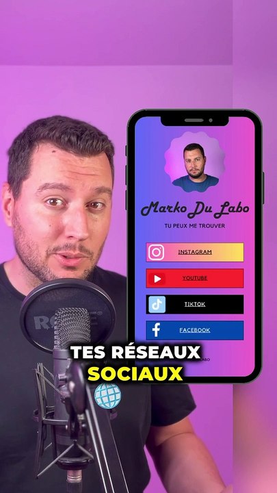 Linktree Gratuit avec Canva