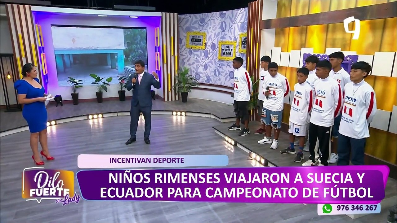 Niños del distrito del Rímac viajaron a Suecia y Ecuador para participar en campeonatos de futbol