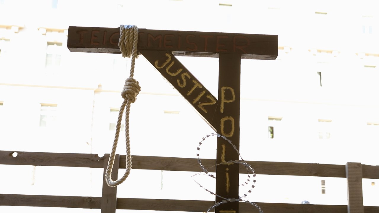 Demo vor Teichtmeister-Prozess