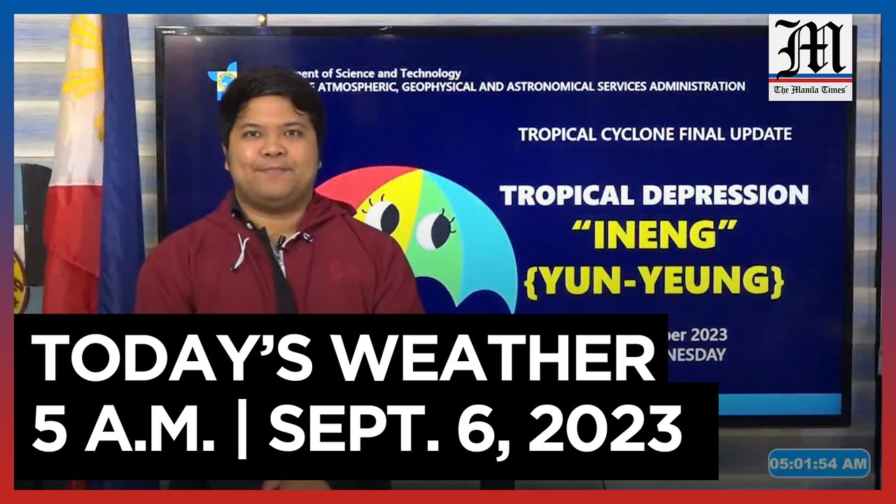 Today's Weather, 5 A.M. | Sept. 6, 2023