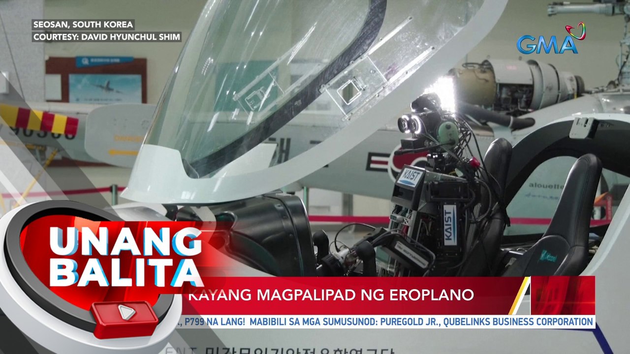 AI robot, kayang magpalipad ng eroplano | UB