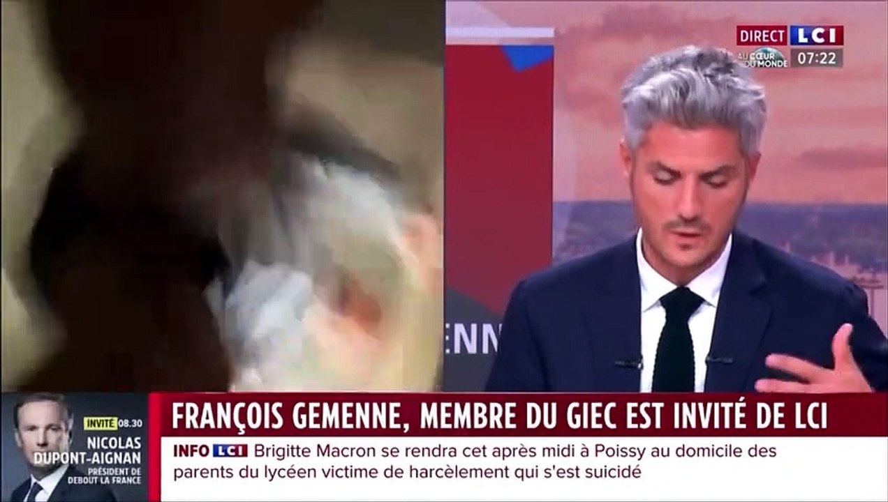 François Gemenn a un accident de webcam sur LCI