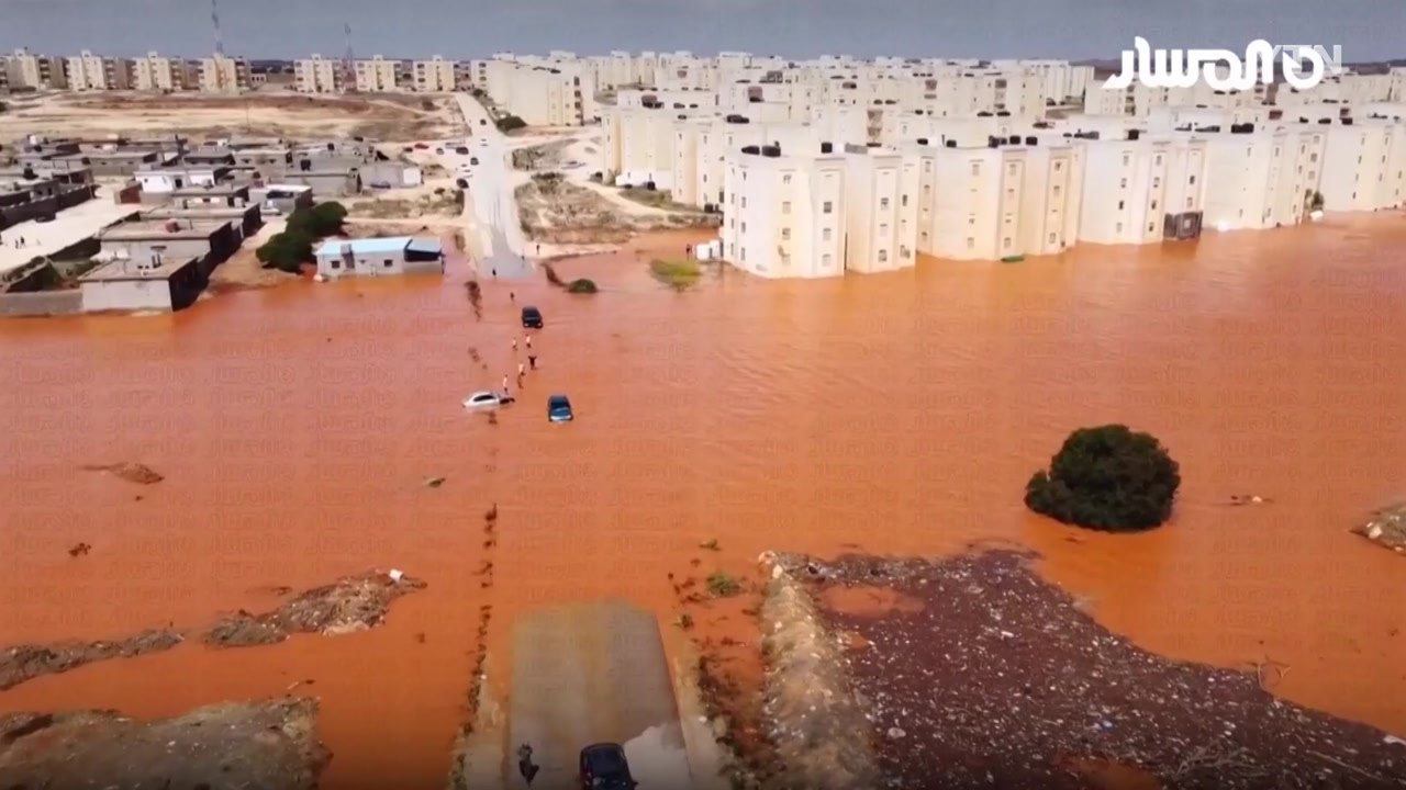북아프리카 리비아 동부 폭풍우 강타..."최소 2천 명 사망" / YTN