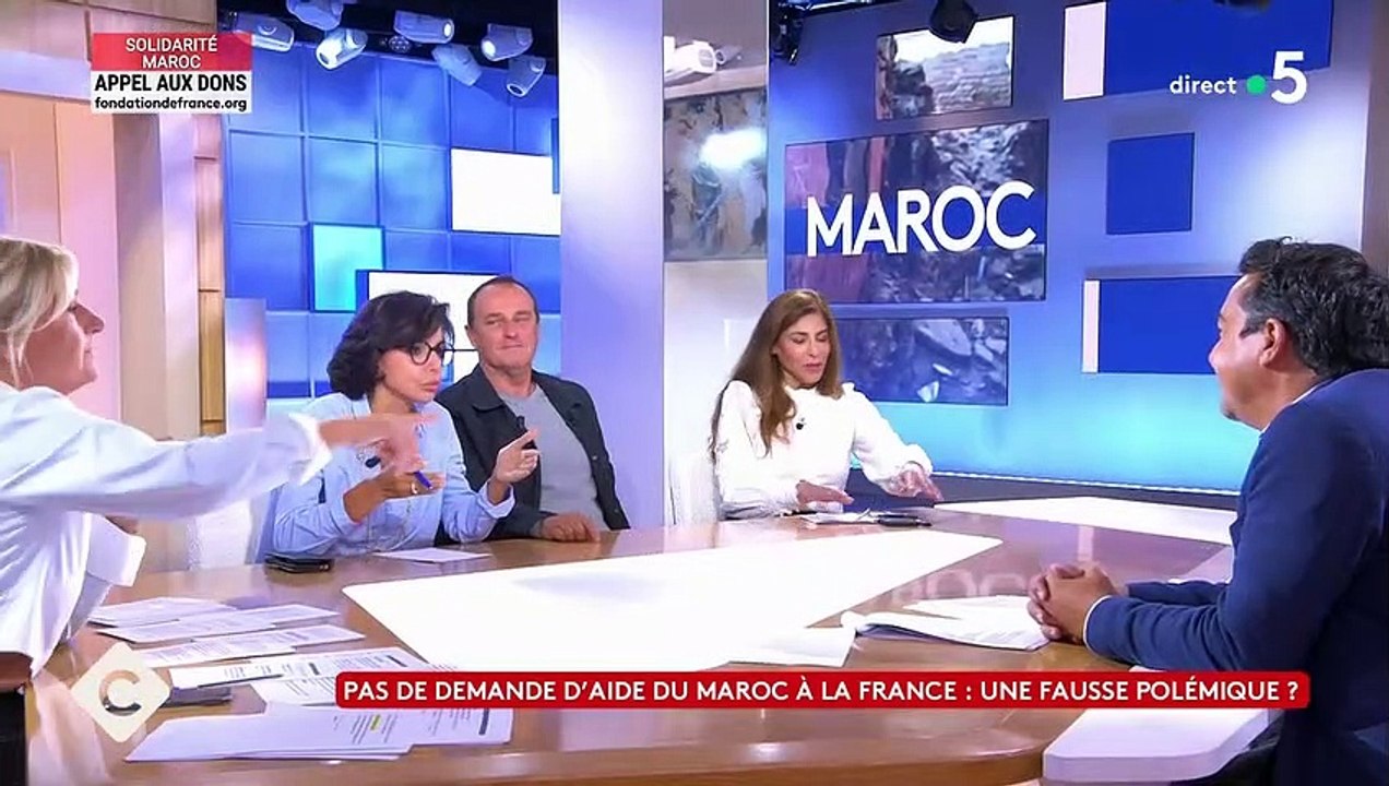 Rachida Dati invitée dans "C à Vous" sur France 5.