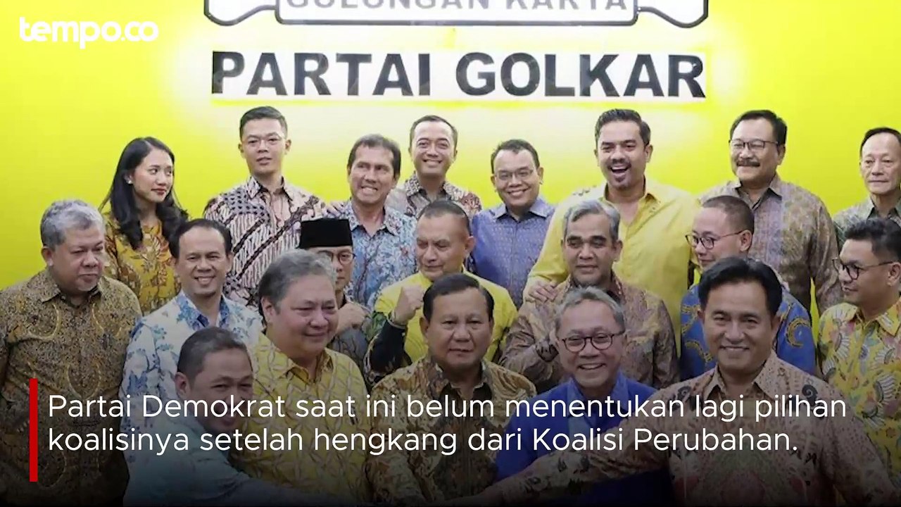 Prabowo Buka Pintu Lebar-lebar jika Demokrat Ingin Gabung Koalisi