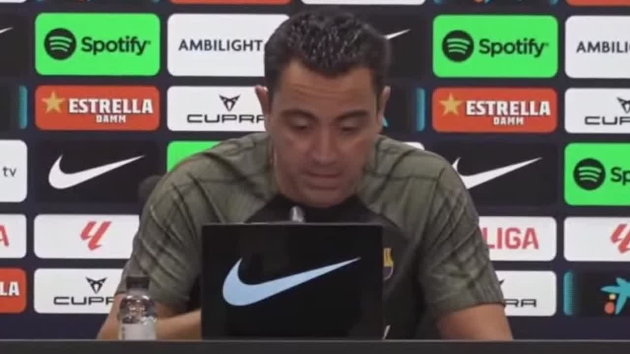 Rueda de prensa Xavi vs Betis