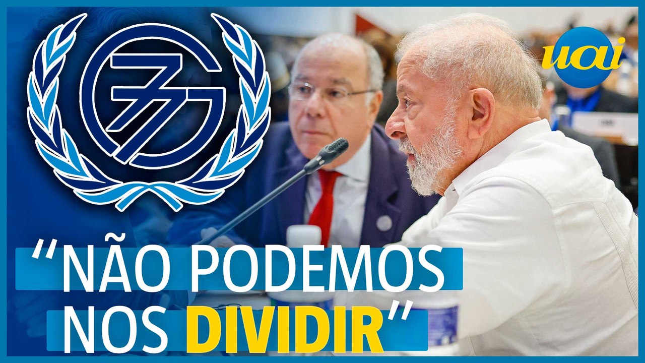 Lula pede a membros do G77+China que evitem as divisões