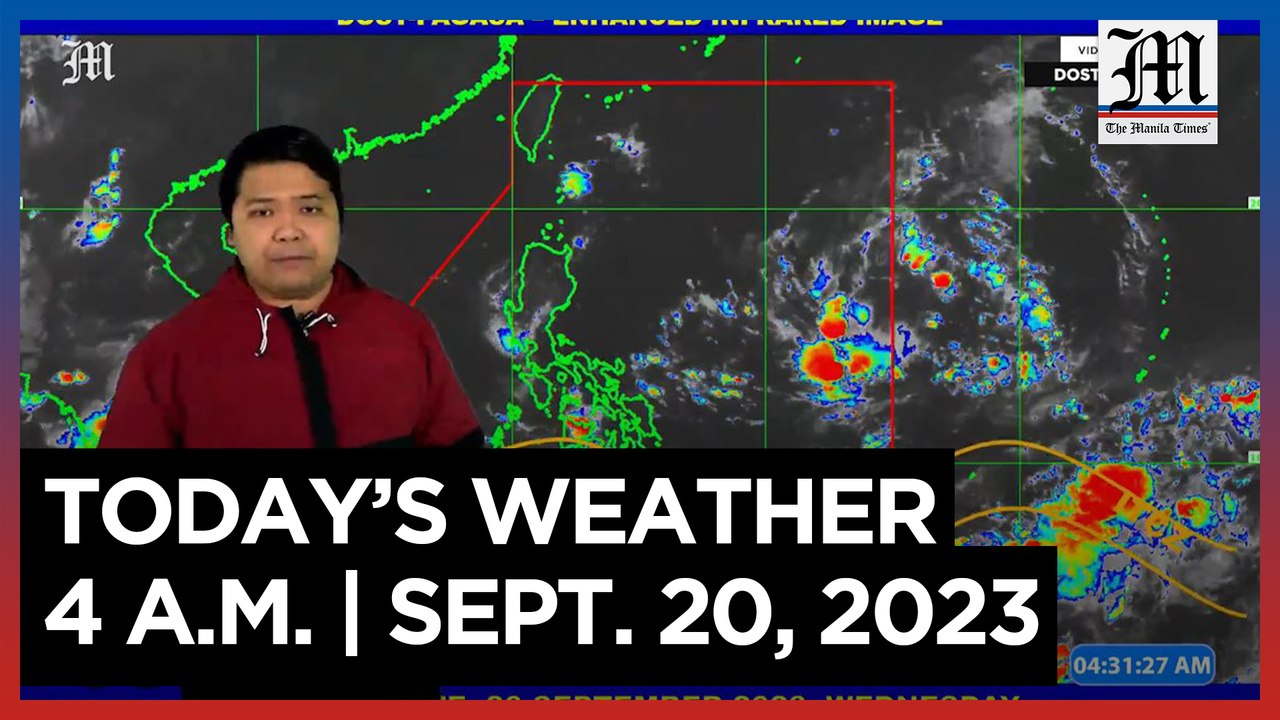 Today's Weather, 4 A.M. | Sept. 20, 2023
