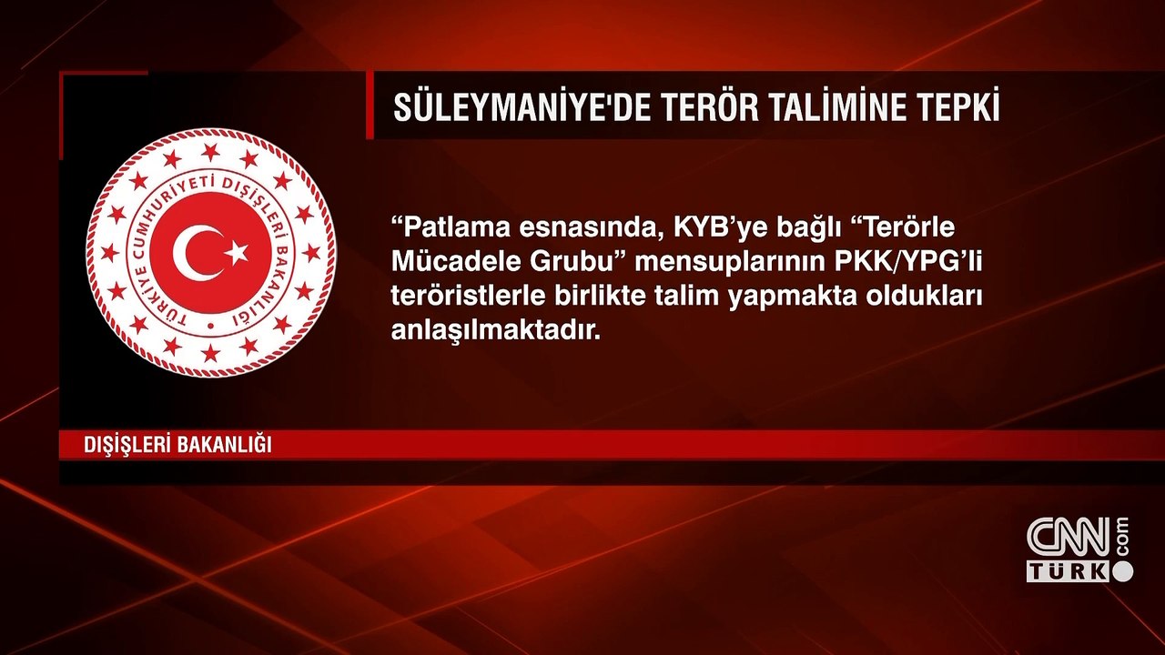 Süleymaniye'de havaalanı patlaması