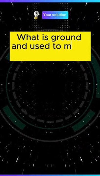 What is ground and used to make fresh coffee?