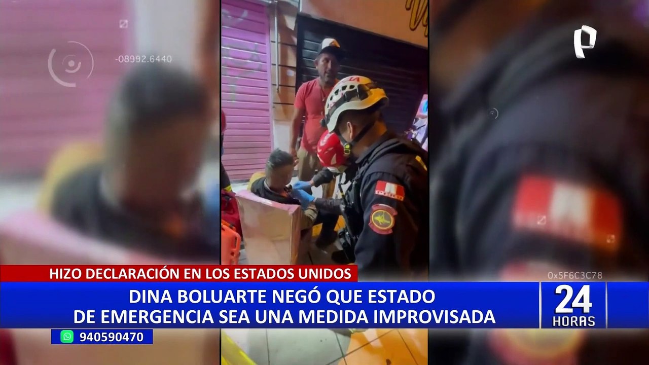 Presidenta Dina Boluarte: “Para nosotros es prioridad atender la inseguridad ciudadana”