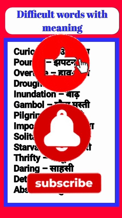 Difficult words with hindi meaning | difficult words#englishgrammar#meanings#spelling#viral#shorts