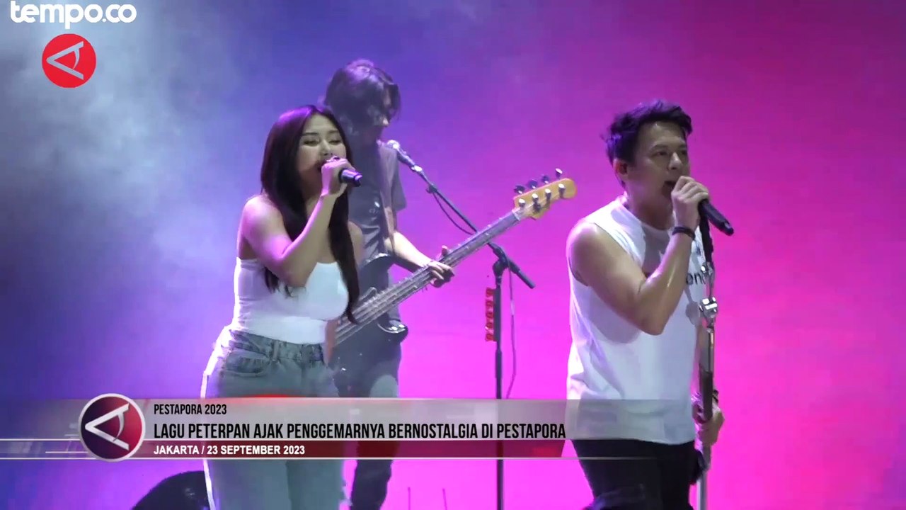 Ariel Ajak Penonton Bernostalgia Lagu Peterpan di Pestapora 2023