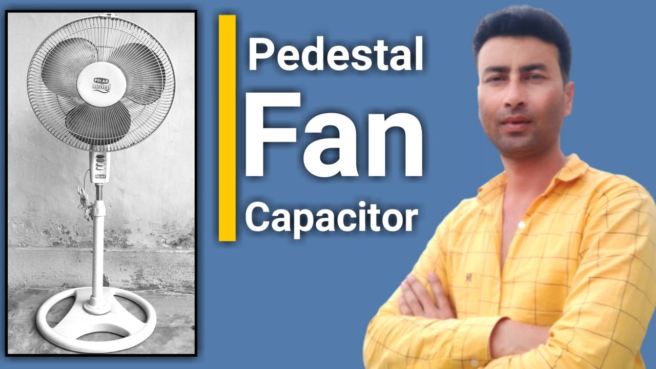 Pedestal fan capacitor | pedestal fan capacitor connection | Usha pedestal fan