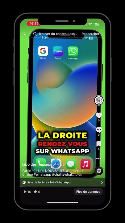 Mettre un TikTok en Story TikTok