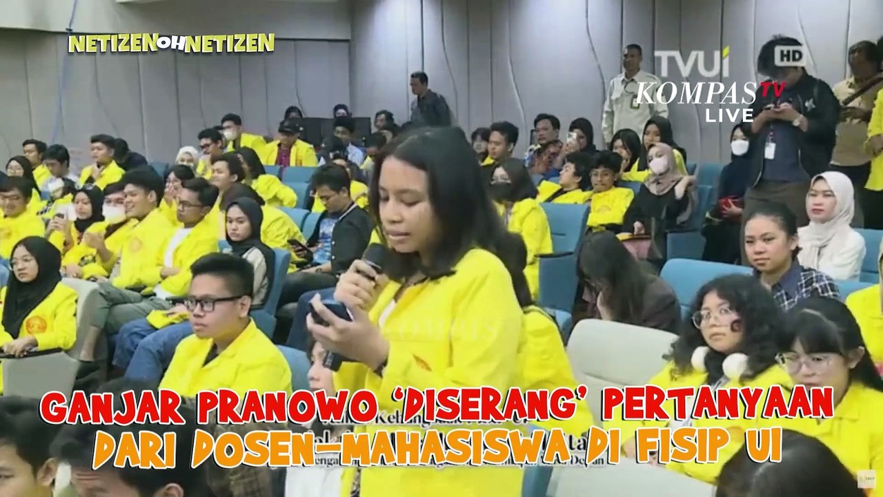 Ganjar Diserang Pertanyaan Hingga Pidato Pertama Kaesang Jadi Sorotan  Netizen Oh Netizen