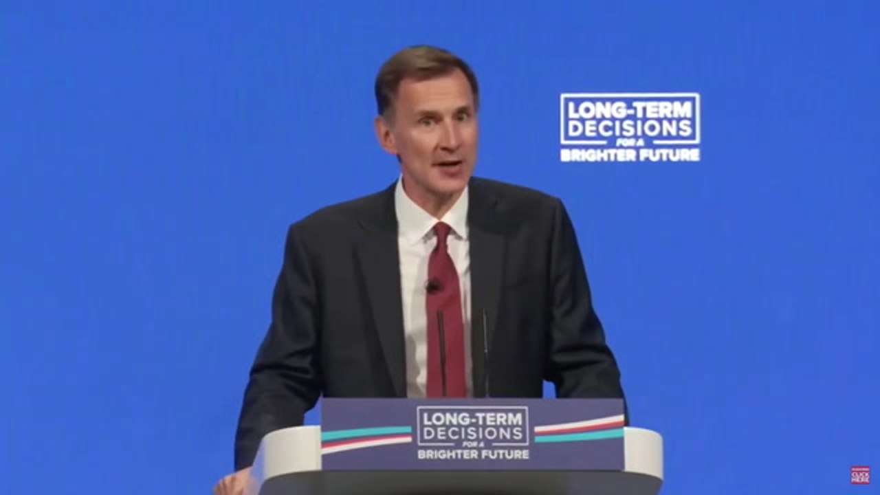 Hunt sets out plan to shrink civil service as Tory pressure to cut taxes mounts