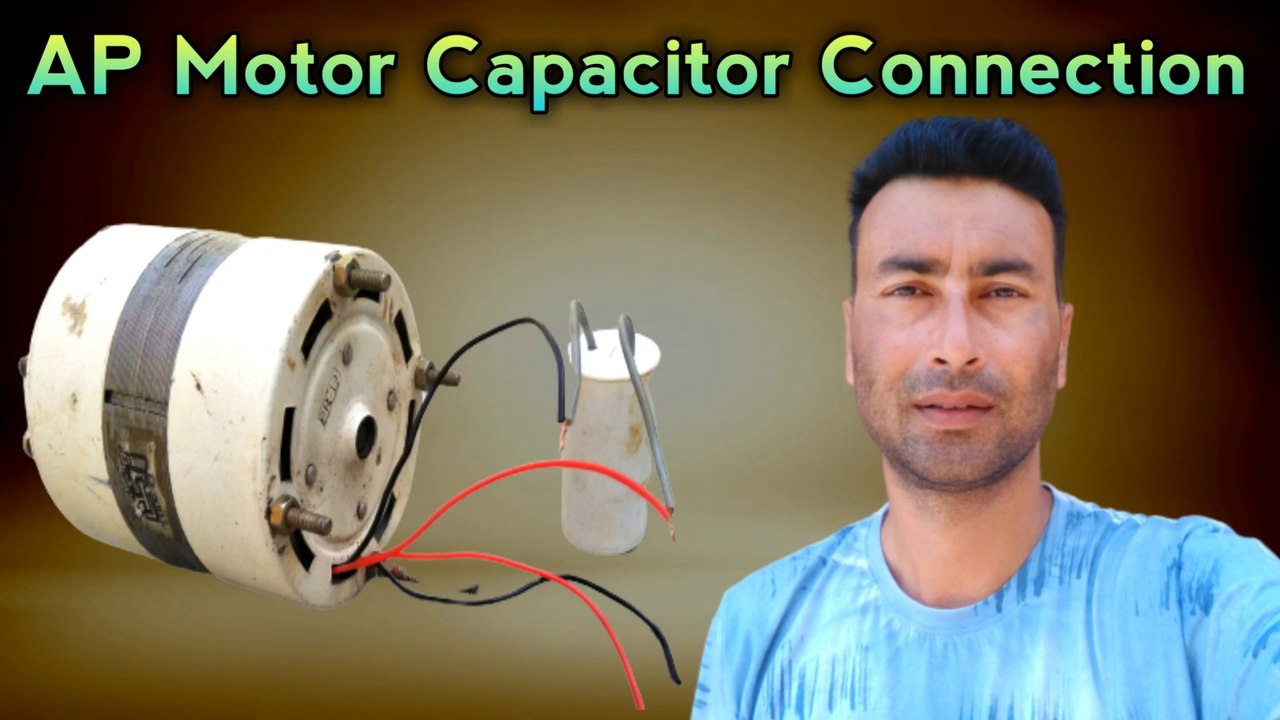 ap motor capacitor connection | ap fan winding data | AP fan connection