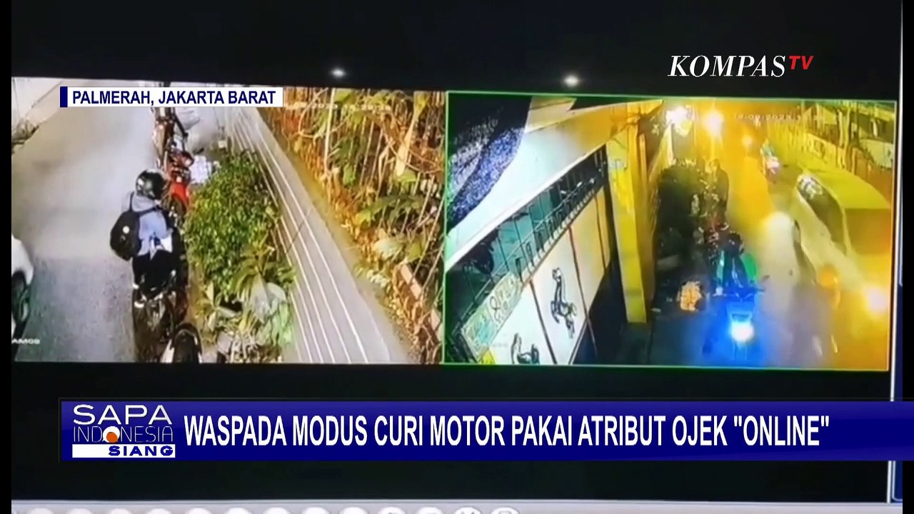 Waspada! Pencuri Motor Menyamar Jadi Driver Ojek Online!