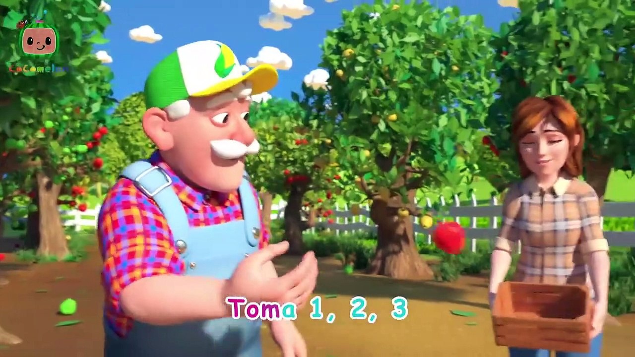 Contemos manzanas - Canciones Infantiles - Caricaturas para bebes - CoComelon en Español