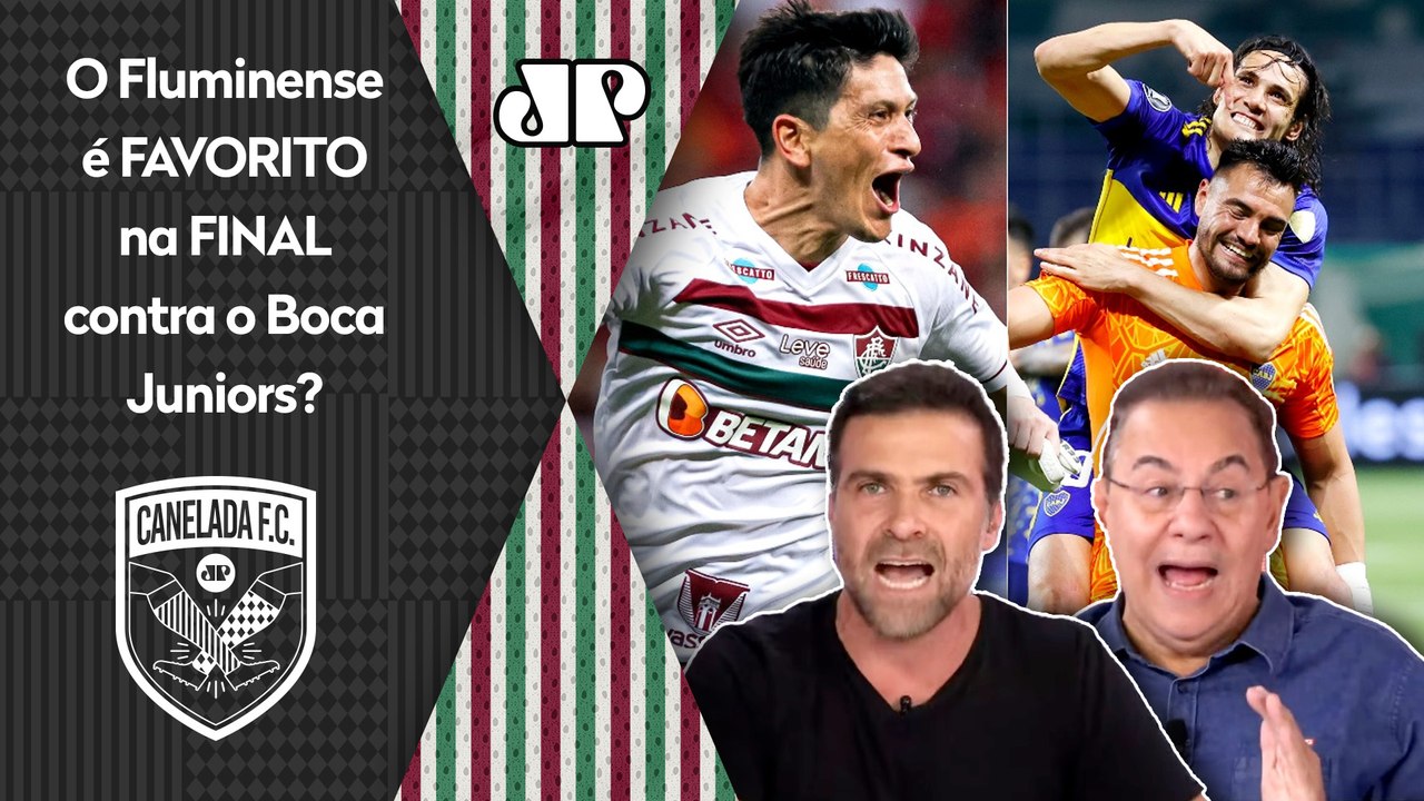 "NÃO! É INEGÁVEL! Pra mim, o Fluminense nessa FINAL contra o Boca Juniors na Libertadores..." DEBATE