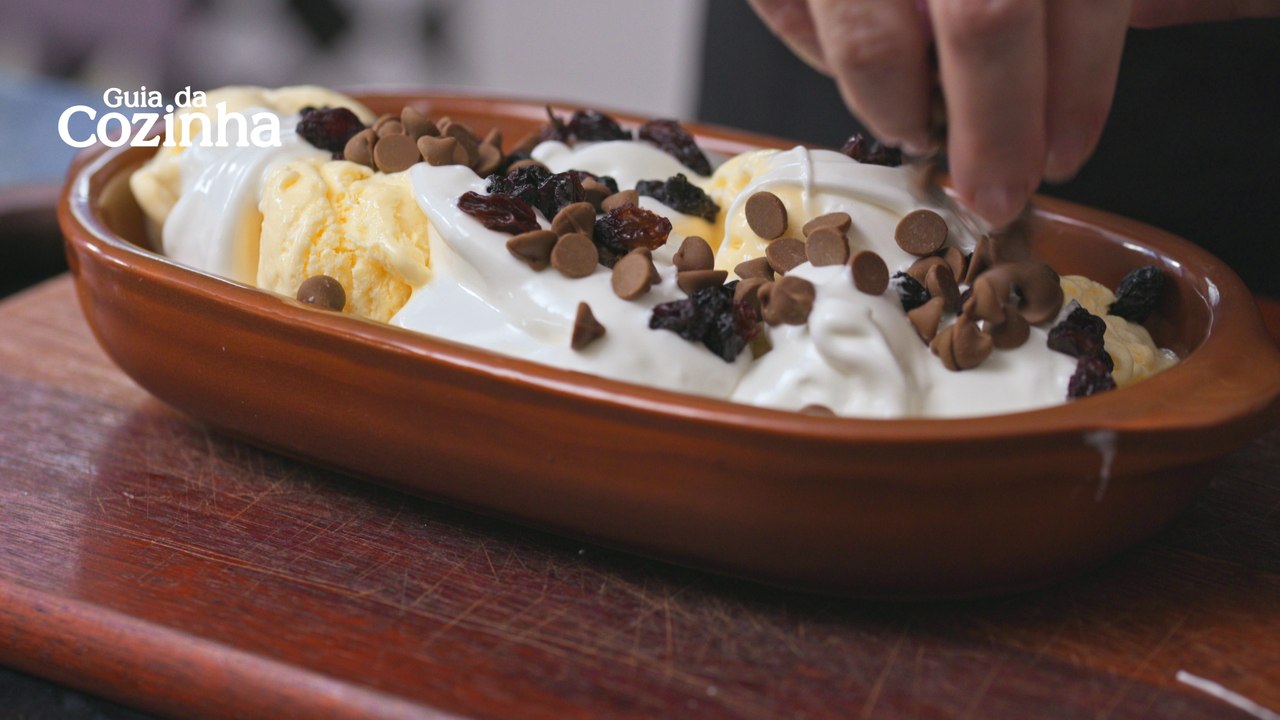 Como fazer Banana Split