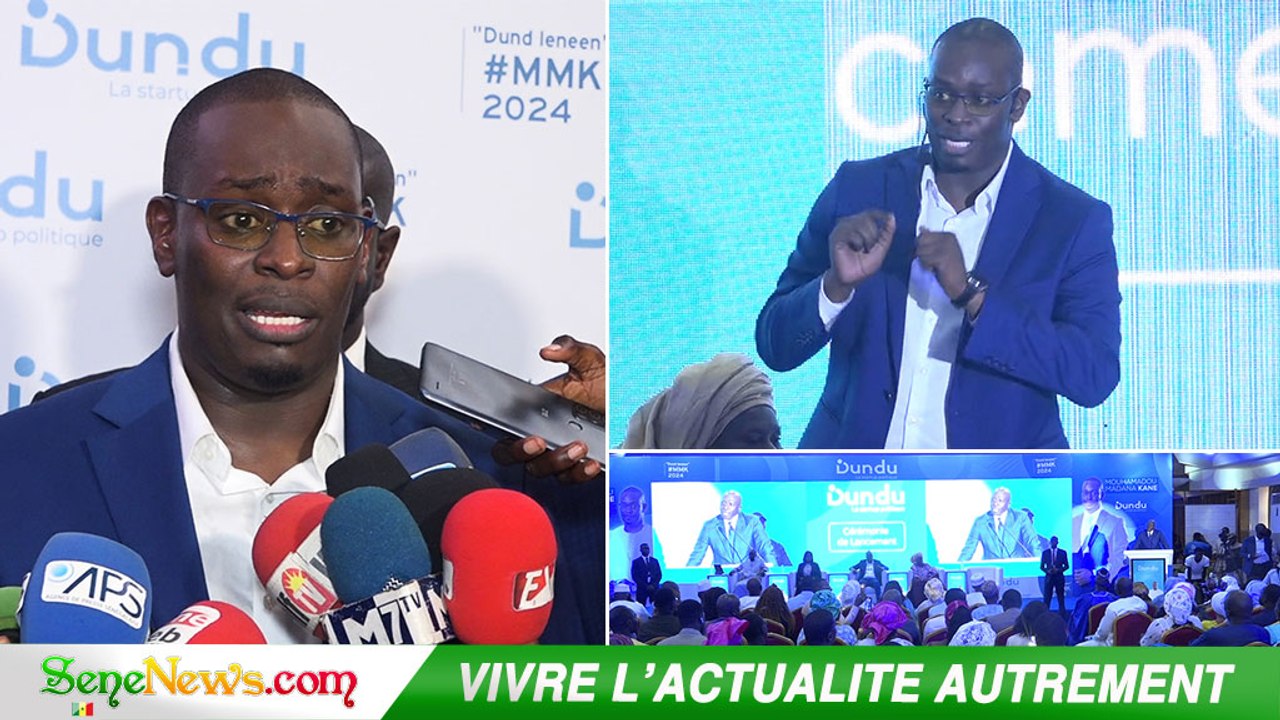 Présidentielle 2024- Cérémonie de lancement de la Startup‘’DUNDU’’ Mouhamadou Madana Kane