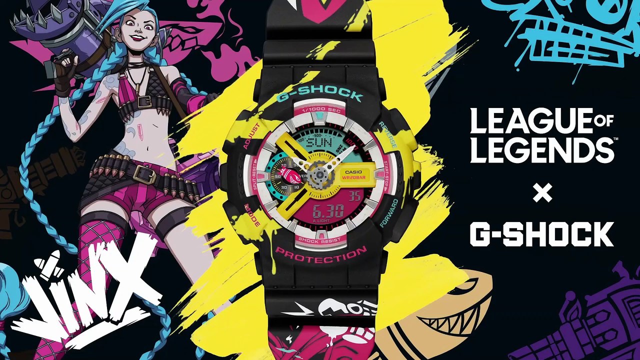 League of Legends × G-SHOCK x Arcane 【JINX】
