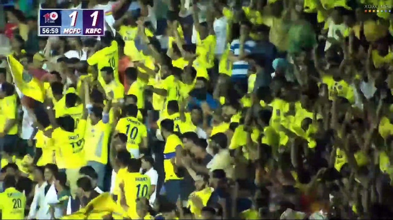 GOAL 1 1 Kerala Blasters Vs Mumbai City KBFC VS MCFC Football Live HD #keralablasters(1)