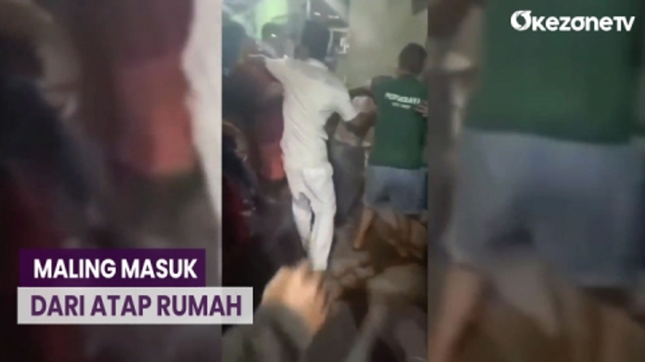 Kepergok Hendak Maling dari Atap Rumah, Pria Ini Dikeroyok Warga