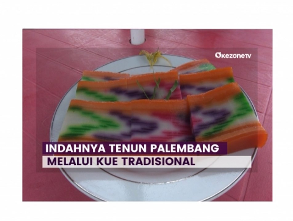 Menilik Keindahan Kain Tenun Palembang yang Terlukis Di Kue Lapis
