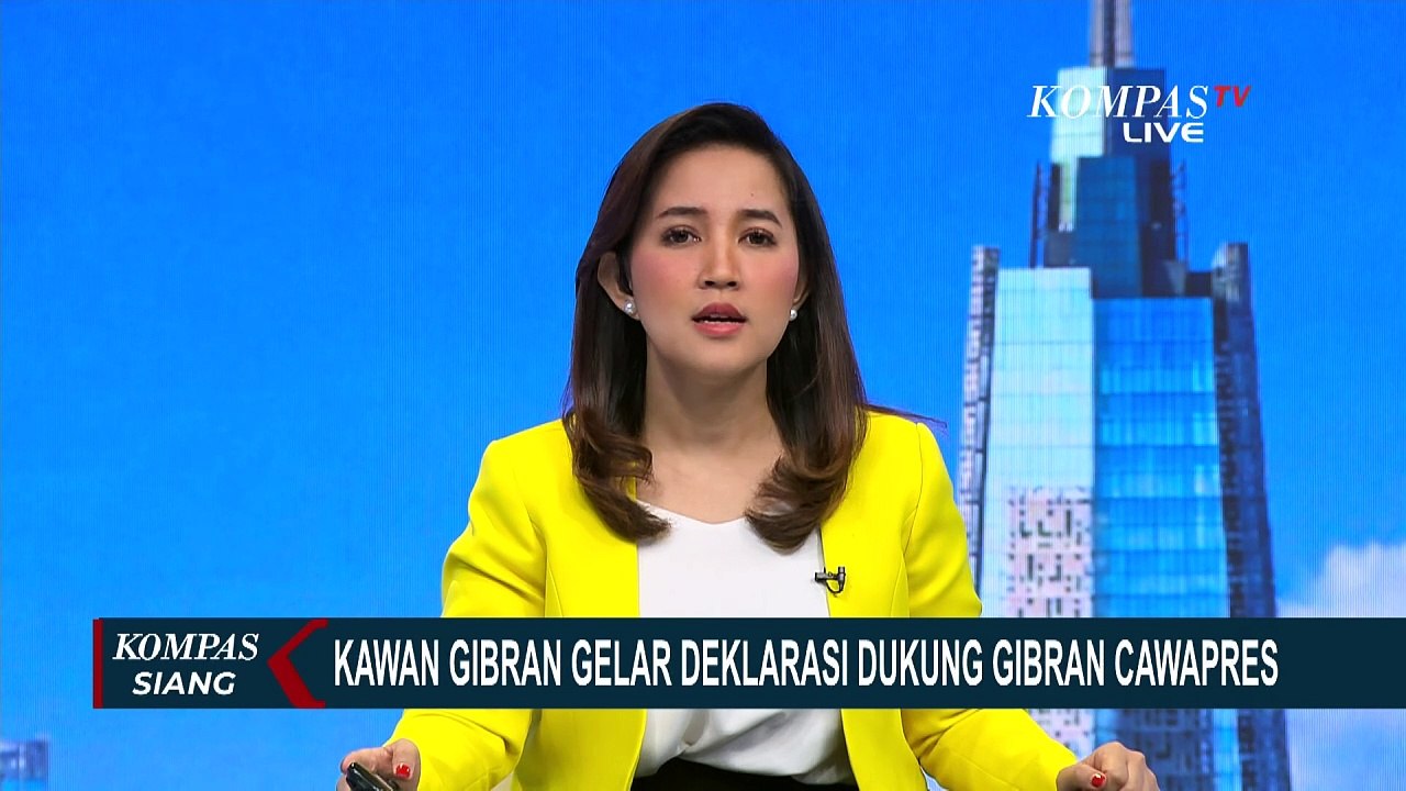 Kawan Gibran Tandatangani Petisi dan Deklarasi Dukung Gibran Maju Cawapres di Pemilu 2024