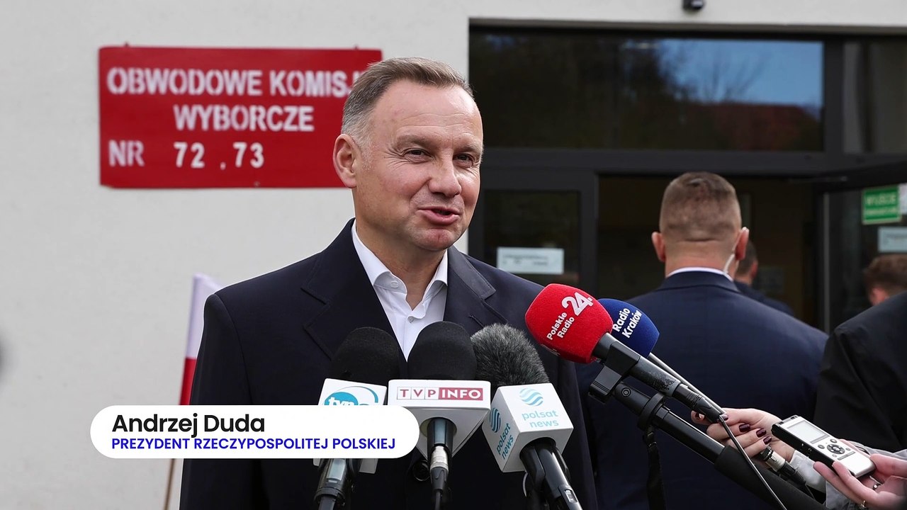 PREZYDENT ANDRZEJ DUDA ZACHECA DO GLOSOWANIA