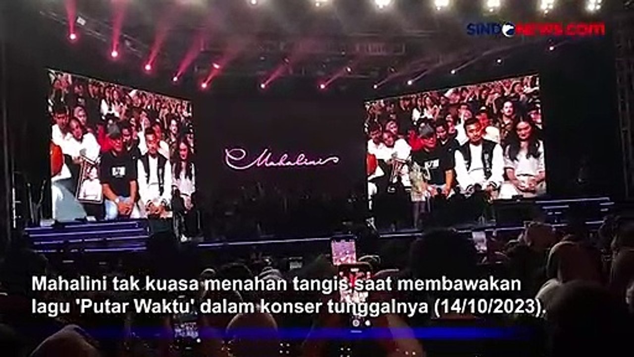 Momen Haru Saat Mahalini Kenang Ibunda dalam Konser Fabula 2.0
