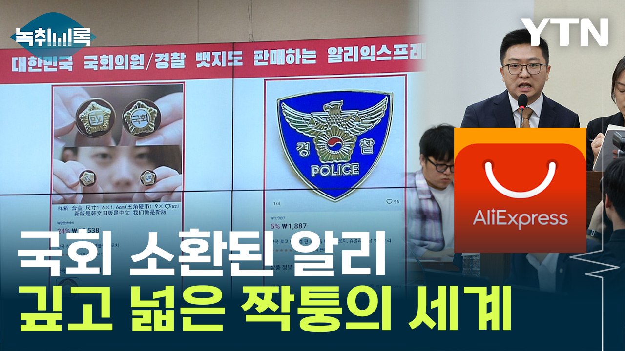 '국회의원 배지 1만 5천 원' 없는 게 없는 알리..."전자상거래법 위반" [Y녹취록] / YTN
