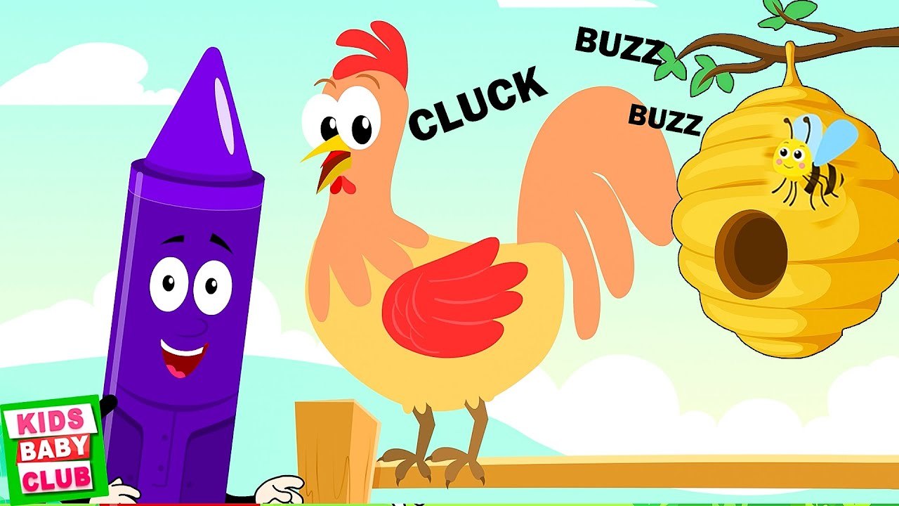 Animal Sounds Song Learning Video for Children