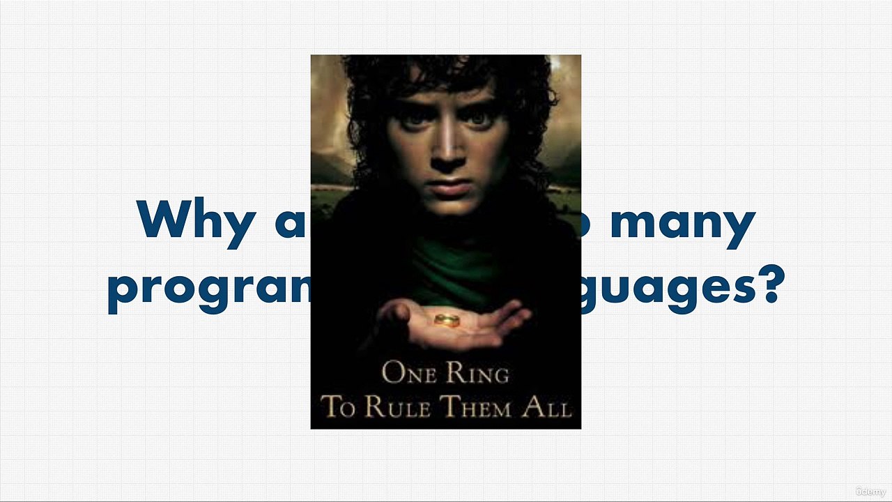 Python Introduction - Why So Many Languages