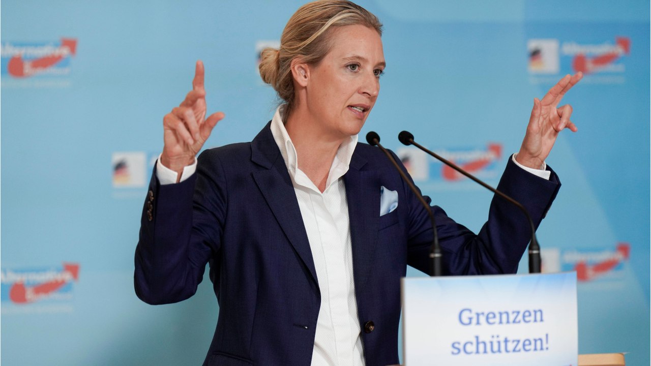 Alice Weidel: Die AfD-Chefin fordert “eine klare Ansage” zu Flüchtlingen aus Gaza