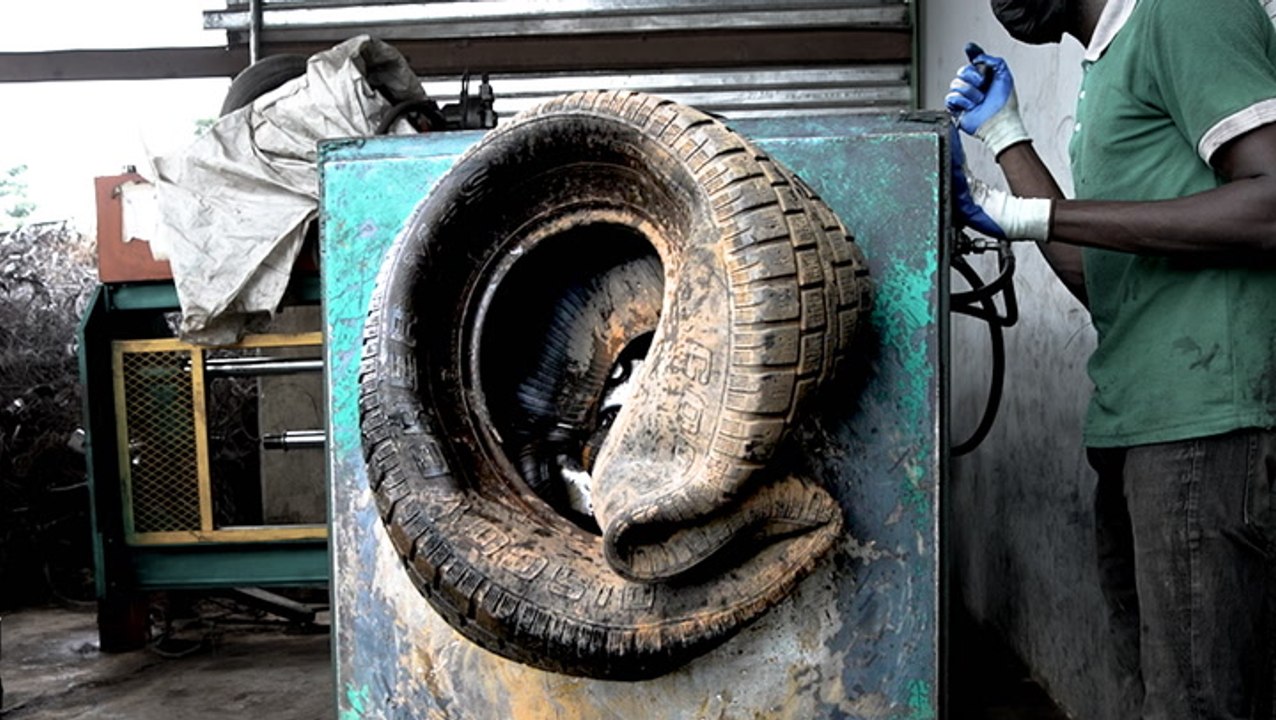 One Nigerian entrepreneur's solution for millions of old tires
