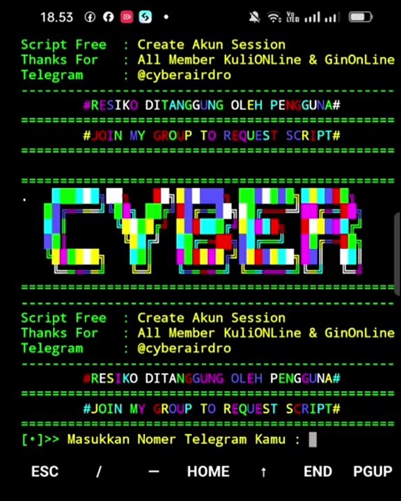 Script Create Session Telegram