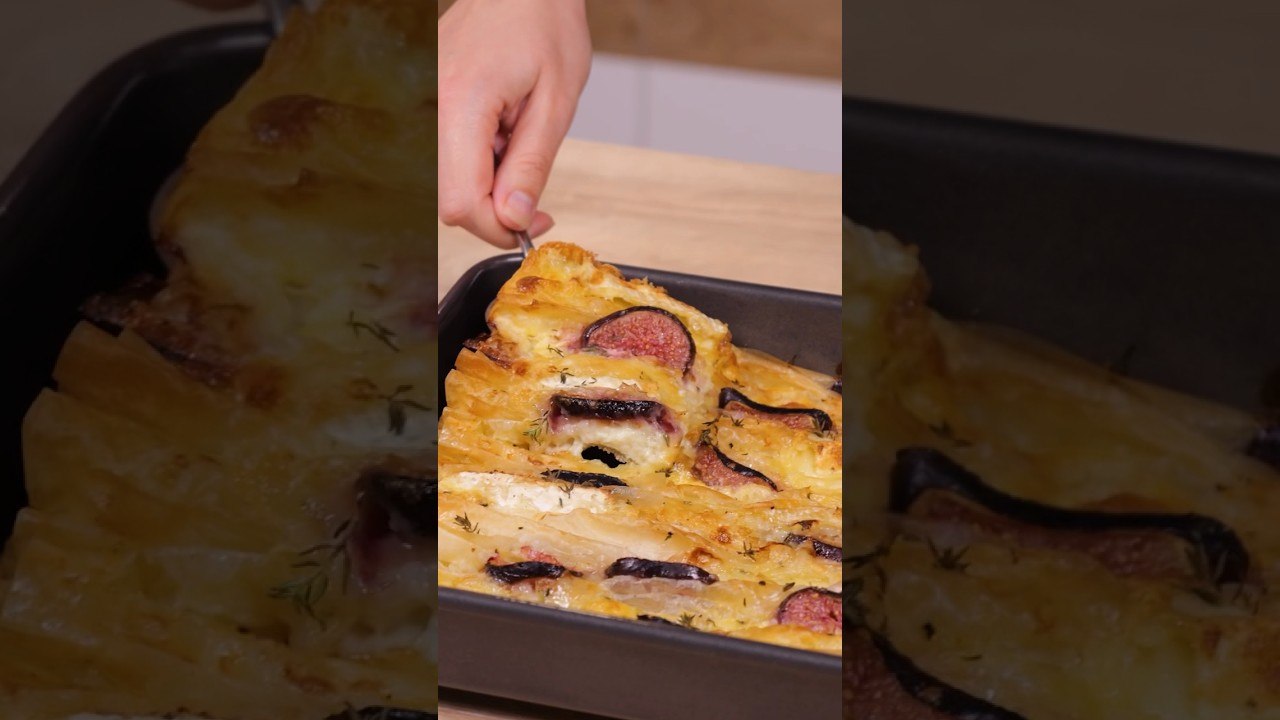 La version sucrée-salée du filo crinkle cake !