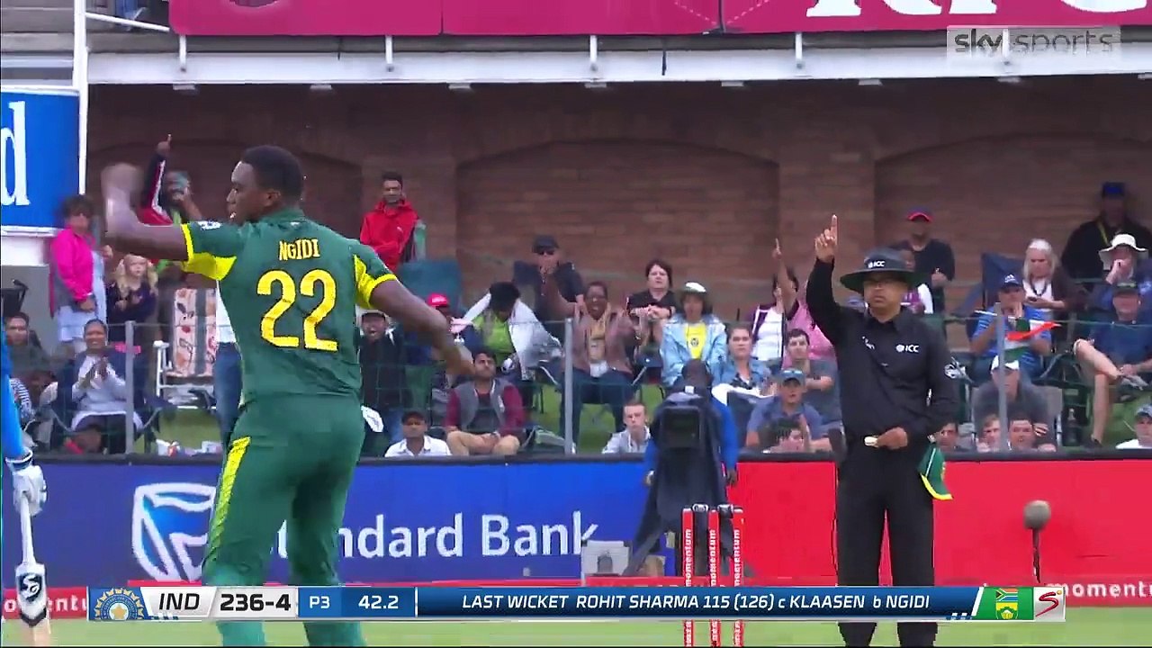 Rohit Sharma 115 - South Africa vs India 5th ODI 2018 Highlights