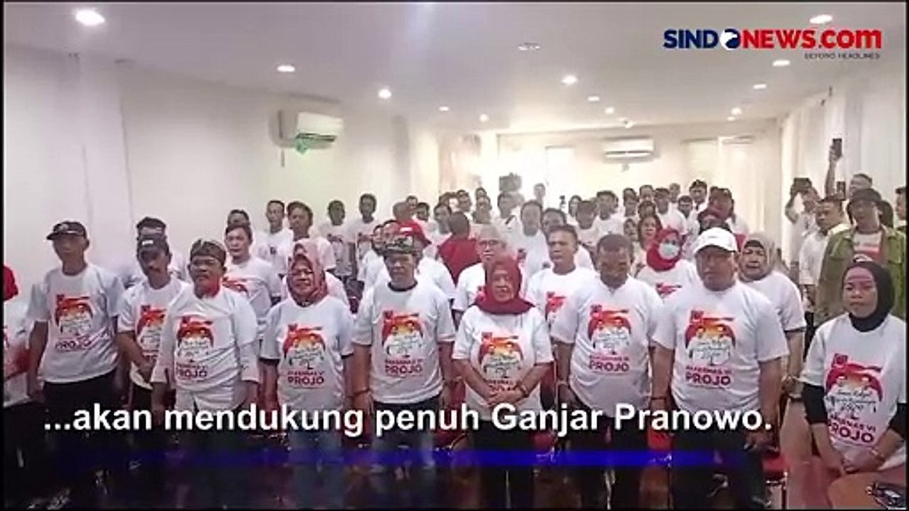 Dukung Ganjar-Mahfud MD, Projo Jabar Gelar Deklarasi