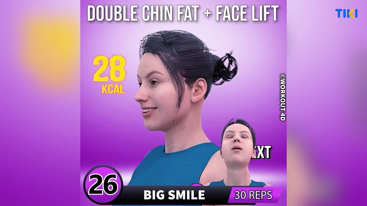 TOP bài tập giảm nọng cằm cho gương mặt thon gọn, sắc nét đẹp xinh