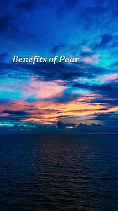 Benefits of Pear