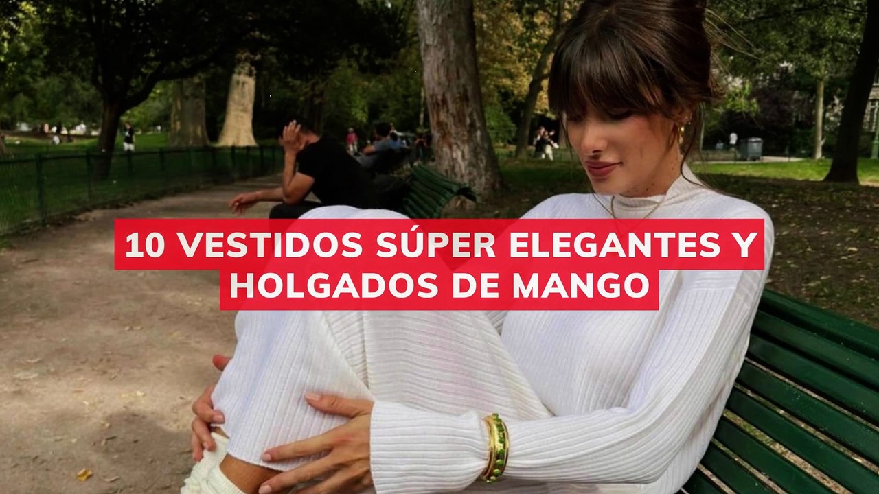 10 vestidos súper elegantes y holgados de Mango
