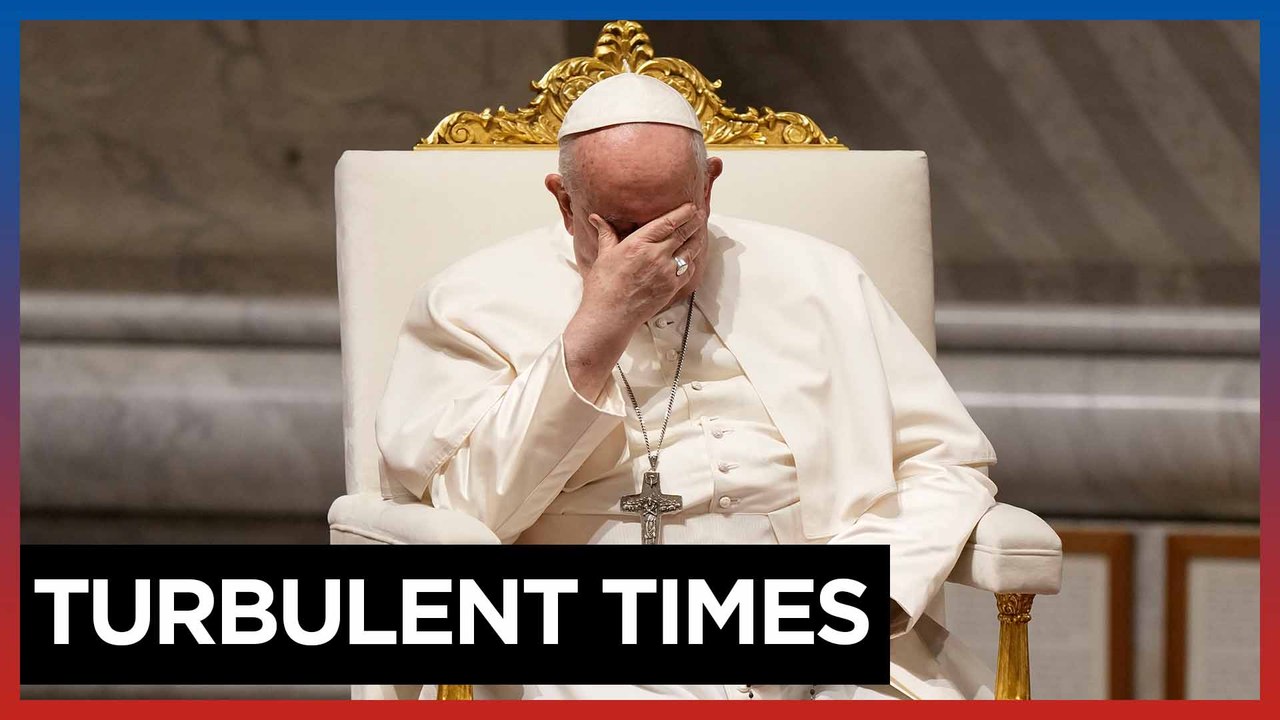 Pope Francis prays for world in 'dark hour'